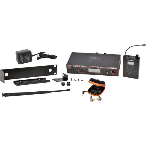 Galaxy Audio AS-1200 Personal Wireless In-Ear Monitor System with 1 Receiver & EB10 Earbuds (N: 518 to 542)