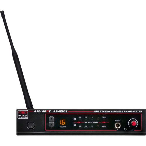  Galaxy Audio AS-950P2 Any Spot Series Wireless Personal Monitoring System (P2 Band, 470 - 489 MHz)