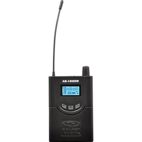  Galaxy Audio AS-1200 Personal Wireless In-Ear Monitor System with 1 Receiver & EB6 Earbuds (D: 584 to 607 MHz)