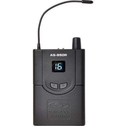  Galaxy Audio AS-950-2P2 Wireless In-Ear Twin Pack Monitor System (P2: 470 to 494 MHz)