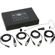 Galaxy Audio ESM8 Single-Ear Headset Mic with 4 Cables (Black)
