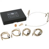 Galaxy Audio HSM8 Dual-Ear Unidirectional Headset Microphone with 4 Cables (Beige)