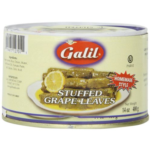  Galil Stuffed Grape Leaves Non-GMO, 14-Ounce Cans (Pack of 12)