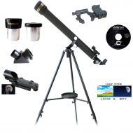 [아마존베스트]Galileo SS-760 700mm x 60mm Astronomical and Terrestrial Refractor Telescope and Smartphone Photo Adapter