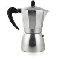 GALILEO 2175874 Espressokanne, 3 Tasse, runde Basis