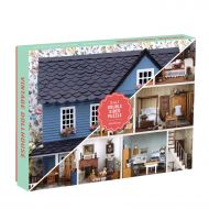 Galison Vintage Dollhouse 2-Sided Puzzle (500 Piece)