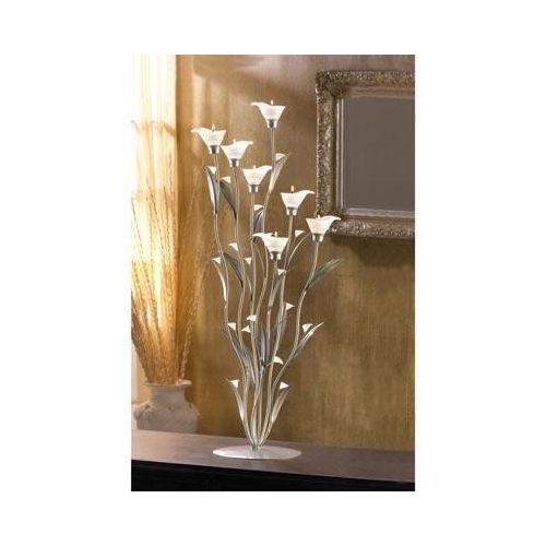  Gallery of Light SILVER CALLA LILY CANDLEHOLDER