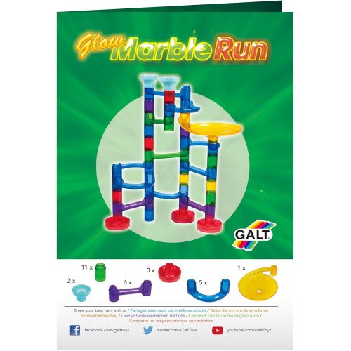  Galt Construction - Glow Marble Run Toy