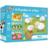 Galt Toys, Four Puzzles in a Box - Farm