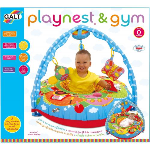  Galt America Galt Toys, Playnest & Gym - Farm, Baby Activity Nest