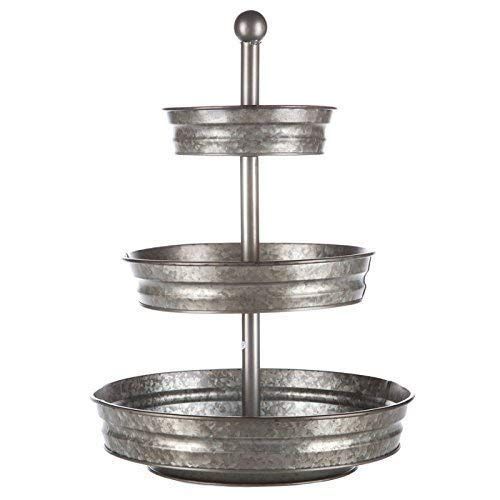  GalvanizeYourHome GalvanizeYour Home 3 Tier serving tray galvanized farmhouse stand