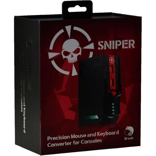  Gam3Gear Brook ZPP004T Sniper Controller Converter for PS4 PS3 Xbox One Xbox 360 with Gam3Gear Keychain