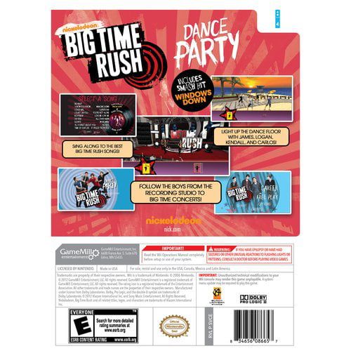  GAMEMILL ENTERTAINMENT Big Time Rush (Wii)