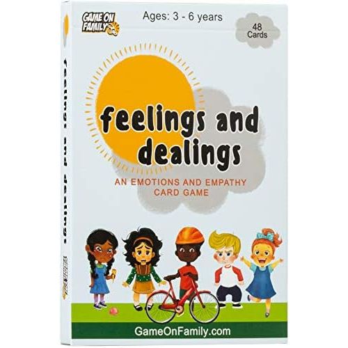  [아마존베스트]Game On Family Feelings and Dealings: An Emotions and Empathy Card Game | Award-Winning | Therapy Games for Kids | Social and Emotional Skills Development | Feelings Flash Cards