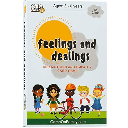  [아마존베스트]Game On Family Feelings and Dealings: An Emotions and Empathy Card Game | Award-Winning | Therapy Games for Kids | Social and Emotional Skills Development | Feelings Flash Cards