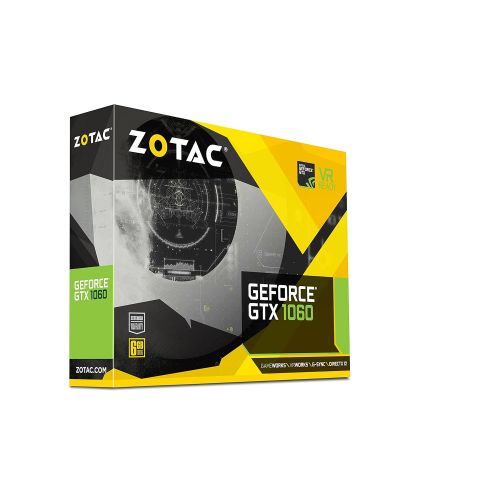  Game Ready System ZOTAC GeForce GTX 1060 AMP Edition, ZT-P10600B-10M, 6GB GDDR5 VR Ready Super Compact Gaming Graphics Card