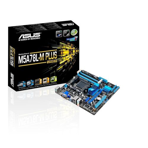 아수스 Asus ASUS M5A78L-M PlusUSB3 DDR3 HDMI DVI USB 3.0 760G MicroATX Motherboard