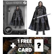 Jon Snow w/ Longclaw: Funko Legacy Collection x Game of Thrones Action Figure + 1 FREE Official Game of Thrones Trading Card Bundle [39080]