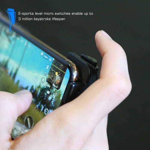  [아마존 핫딜]  [아마존핫딜]GameSir G6 Mobile Game Controller for PUBG/Fortnite/Rules of Survival, Telescopic Mobile Wireless Gamepad Aim and Shoot Trigger Touchroller Compatible with iPhone Bluetooth