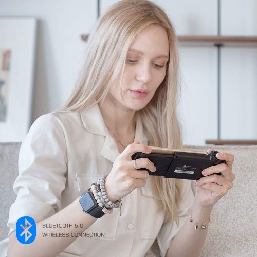  [아마존핫딜][아마존 핫딜] Mobile Game Controller GameSir G6, One-Handed Wireless Game Controller, Bluetooth Gamepad with Joystick for iPhone CODM/PUBG/ROS