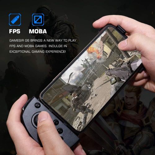  [아마존핫딜][아마존 핫딜] Mobile Game Controller GameSir G6, One-Handed Wireless Game Controller, Bluetooth Gamepad with Joystick for iPhone CODM/PUBG/ROS