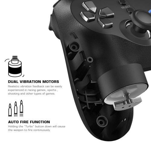  GameSir T1s Bluetooth 4.0 and 2.4GHz Wireless Gamepad Mobile Game Controller for Android/PC / PS3/ SteamOS