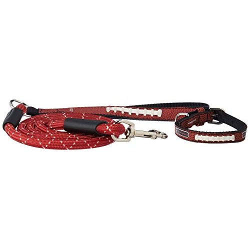  GameWear Gift Pack Texas Tech Red Raiders Pebble Grain Toy Football Collar & Medium Football Leash