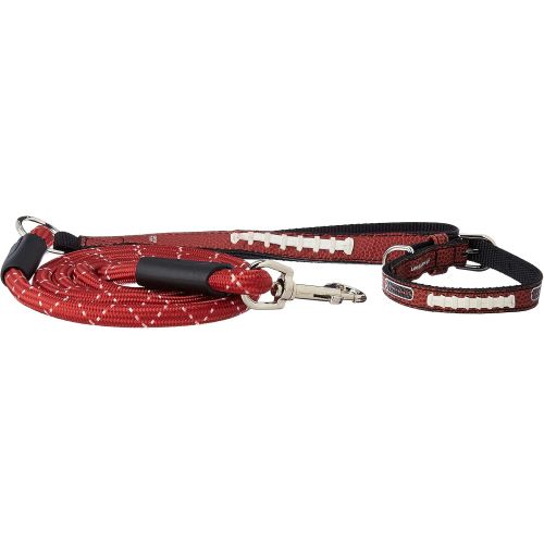  GameWear Gift Pack Texas Tech Red Raiders Pebble Grain Toy Football Collar & Medium Football Leash