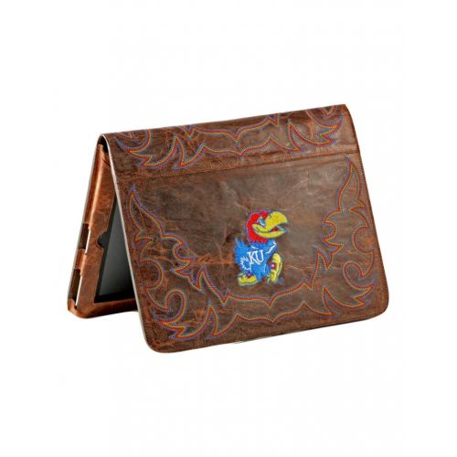  Gameday Boots NCAA Kansas Jayhawks KS-IP017University of Kansas (KU) iPad 2 Cover, Brass, One Size