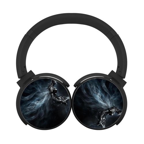  Gamer chart Dark Souls III Stereo Wireless Headphones with Microphone On-ear Foldable Portable Music Headsets for Cellphones Laptop Tablet TV HeadphonesBlack