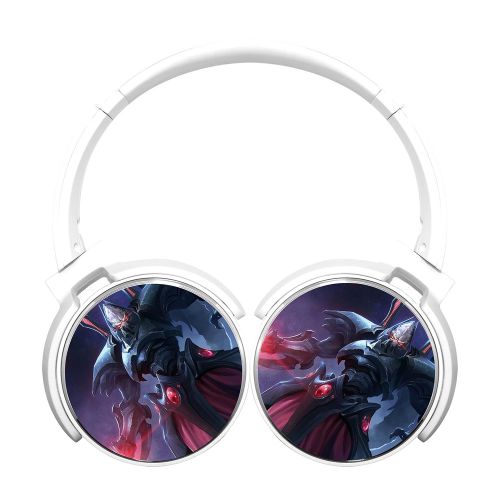  Gamer chart Star craft II video games Stereo Wireless Headphones with Microphone On-ear Foldable Portable Music Headsets for Cellphones Laptop Tablet TV HeadphonesWhite