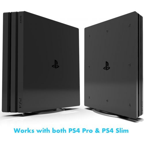  [아마존베스트]Gamers Digital Stealth PS4 Slim/ PS4 Pro Vertical Stand PS4 Pro PS4 Slim - Steel Weighted and Non-Slip Base