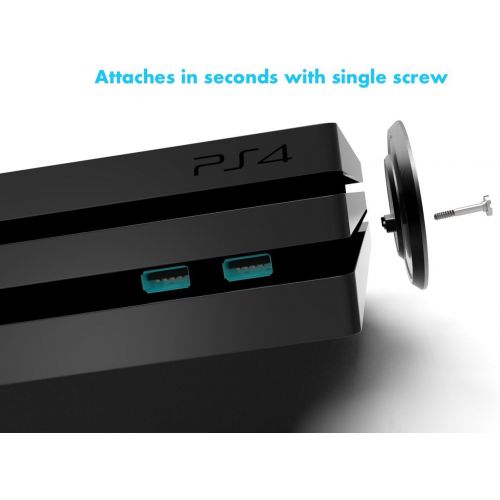  [아마존베스트]Gamers Digital Stealth PS4 Slim/ PS4 Pro Vertical Stand PS4 Pro PS4 Slim - Steel Weighted and Non-Slip Base
