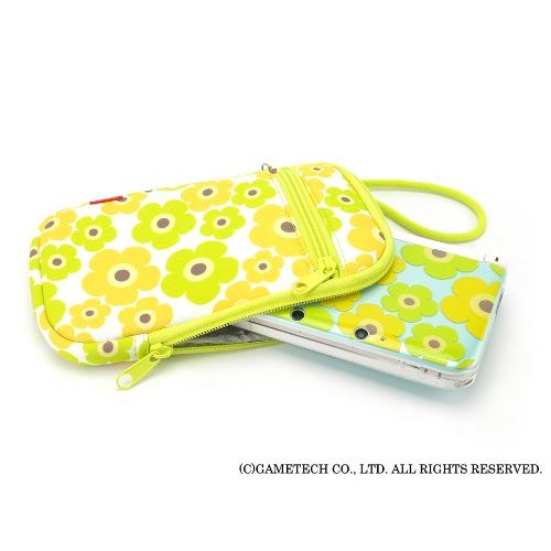  Gametec GAMETECH 3DS XL Designed Soft Pouch -Flower Oriental-