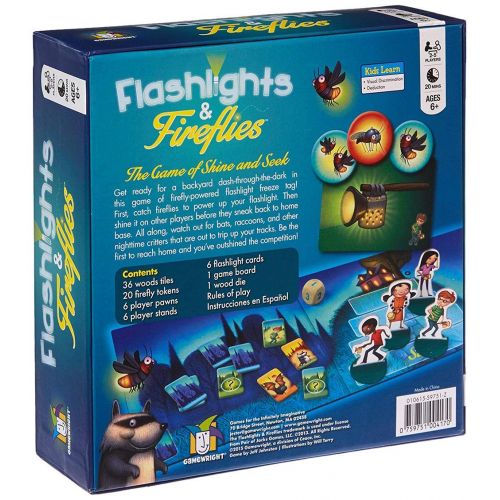  Gamewright Flashlights & Fireflies Board Game
