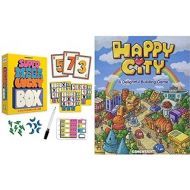 Gamewright - Super MEGA Lucky Box & Build Your Mini-Metropolis! A Delightful Building Card Game, Dual Play Options, New 2021 City Building Card Game for Kids and Adults