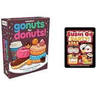 Go Nuts for Donuts ? The Fast Pastry Picking Card Game & RTY! - The Deluxe Pick & Pass Card Game by Gamewright, Multicolored