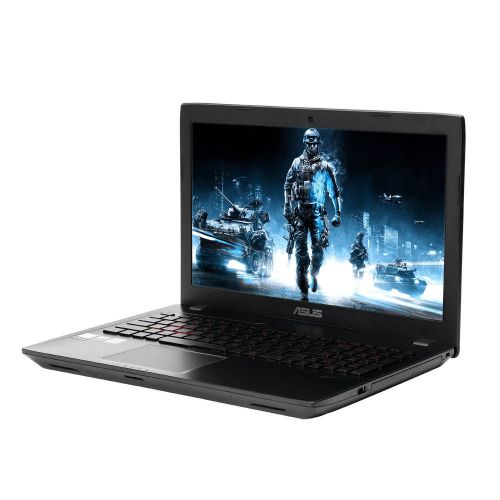 아수스 Asus ASUS 15.6 Inch Gaming Laptop with Intel Core i7-7700HQ, 8GB RAM, 256GB SSD, NVIDIA Geforce GTX 1050 Graphic Card, Windows 10