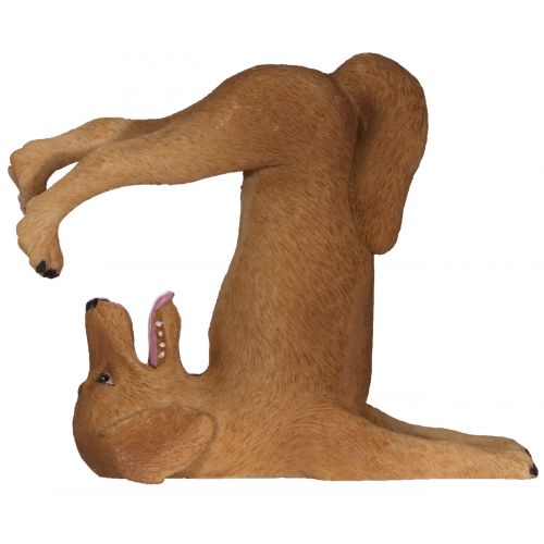  Ganz Yoga Lovers Downward Dogs Dog Shaped Yoga Figurines (Plow Pose)
