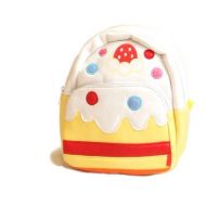 Gaorui Children Toddler Kids Leather School Bag Animal Fruit Cartoon Backpack 14 Styles - Cake Pattern