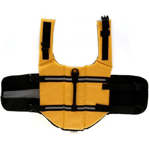  Gaorui Dog Swimming Life Jacket Reflective Saver Preserver Floatation Vest Float Coat