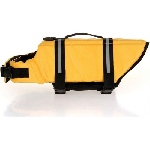  Gaorui Dog Swimming Life Jacket Reflective Saver Preserver Floatation Vest Float Coat