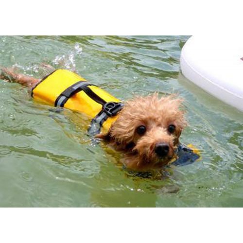  Gaorui Dog Swimming Life Jacket Reflective Saver Preserver Floatation Vest Float Coat