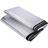 Gaosu Folding Waterproof Aluminum Foil EVA Sleeping Mattress Mat Pad for Outdoor Camping Hiking Travel Picnic (39 x 78.8inch)