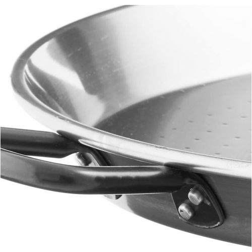  [아마존베스트]Garcima 20-Inch Pata Negra Restaurant Grade Paella Pan, 50cm, 20 Inch, Silver