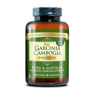 Garcinia Cambogia Premium 95% HCA - Best Natural Weight Loss, Quick Fat Burner and Appetite Suppressant - 60 Vegan Capsules, 1 Month Supply - 100% Money Back Guarantee!