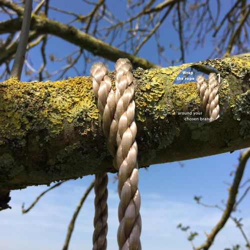  Garden Games 1 Paar Verlangerungsseil fuer Schaukelsitze Baum Schaukel 5.5m Lange