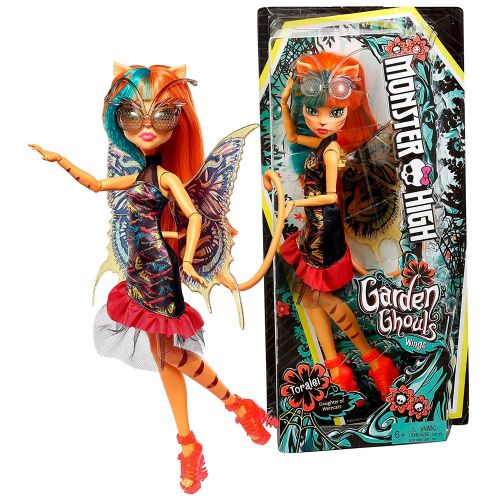  Monster High Year 2016 Garden Ghouls Series 11 Inch Doll Set - TORALEI FCV55 Daughter of Werecats with Sunglasses and Wings