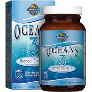 Garden of Life Ultra Pure EPA/DHA Omega 3 Fish Oil - Oceans 3 Beyond Omega 3 Supplement with Antioxidants, 60 Softgels