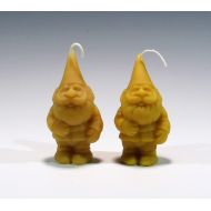 GardenGateDesign Beeswax Elf Candle Beeswax Santa Helper Garden Gnome Candle Santa Elfe Candle Santa Elf Candle Santas Helper Candle Woodland Gnome Candle